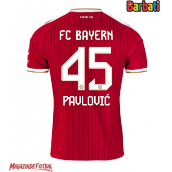 Bayern Munich Aleksandar Pavlovic #45 Tricou Fotbal Replică 2026-27 Barbati Acasa